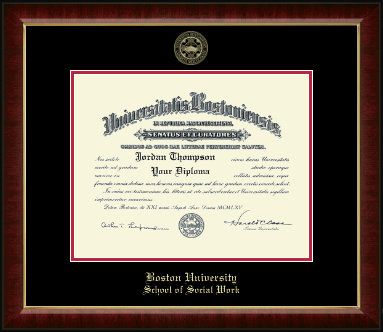 Boston University diploma frame - Gold Embossed Diploma Frame in Murano