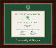 University of Oregon Masterpiece Medallion Diploma Frame in Murano