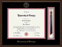 University of Georgia Tassel Edition Diploma Frame in Delta