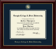 Georgia College & State University diploma frame - Masterpiece Medallion Diploma Frame in Gallery