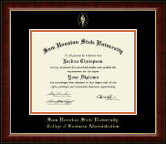 Sam Houston State University diploma frame - Gold Embossed Diploma Frame in Murano