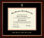 Sam Houston State University Gold Embossed Diploma Frame in Murano