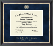 The University of Akron diploma frame - Regal Edition Diploma Frame in Noir