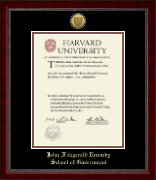 Harvard University diploma frame - Gold Engraved Medallion Diploma Frame in Sutton