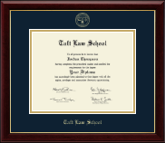 Taft Law School diploma frame - Gold Embossed Diploma Frame in Gallery
