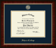 Ithaca College diploma frame - Masterpiece Medallion Diploma Frame in Murano