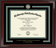 The University of North Carolina at Charlotte diploma frame - Showcase Edition Diploma Frame in Encore