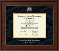 Louisiana State University of Alexandria Presidential Masterpiece Diploma Frame in Madison