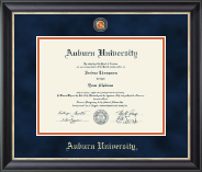 Auburn University Masterpiece Medallion Diploma Frame in Noir