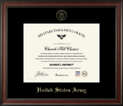 United States Army certificate frame - US Army Honorable Discharge Certificate Frame in Studio