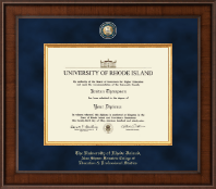 The University of Rhode Island diploma frame - Presidential Masterpiece Diploma Frame in Madison