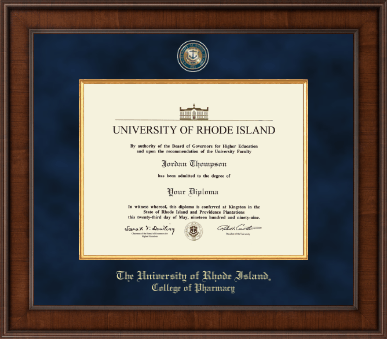 The University of Rhode Island diploma frame - Presidential Masterpiece Diploma Frame in Madison