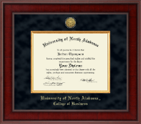 University of North Alabama diploma frame - Presidential Gold Engraved Diploma Frame in Jefferson