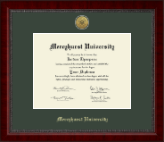 Mercyhurst University diploma frame - Gold Engraved Medallion Diploma Frame in Sutton