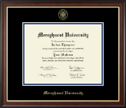 Mercyhurst University diploma frame - Gold Embossed Diploma Frame in Studio Gold