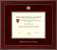 Phillips Exeter Academy Presidential Masterpiece Diploma Frame in Jefferson
