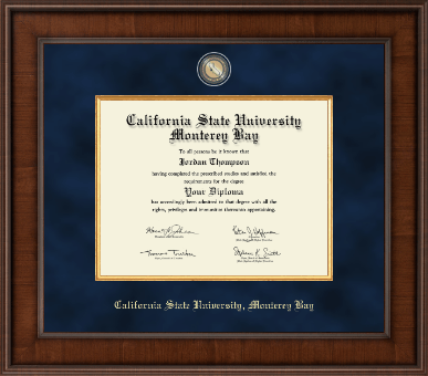 California State University Monterey Bay diploma frame - Presidential Masterpiece Diploma Frame in Madison