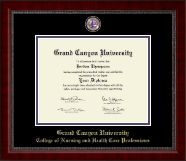 Grand Canyon University Masterpiece Medallion Diploma Frame in Sutton