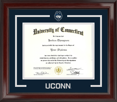 University of Connecticut diploma frame - Spirit Medallion Diploma Frame in Encore