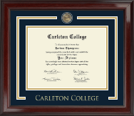 Carleton College Showcase Edition Diploma Frame in Encore