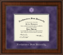 Northwestern State University Presidential Masterpiece Diploma Frame in Madison