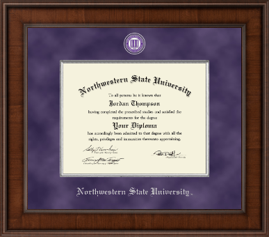 Northwestern State University diploma frame - Presidential Masterpiece Diploma Frame in Madison