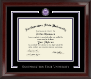 Northwestern State University Showcase Edition Diploma Frame in Encore