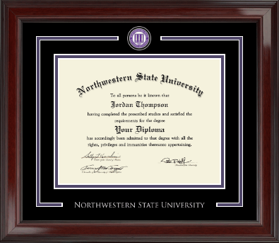 Northwestern State University diploma frame - Showcase Edition Diploma Frame in Encore