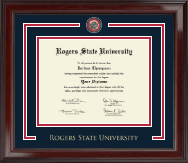 Rogers State University diploma frame - Showcase Edition Diploma Frame in Encore