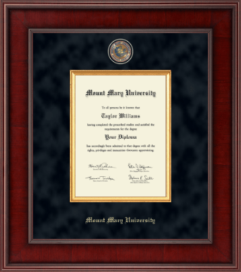 Mount Mary University diploma frame - Presidential Masterpiece Diploma Frame in Jefferson