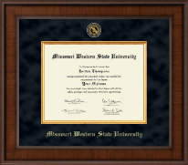 Missouri Western State University Presidential Masterpiece Diploma Frame in Madison