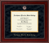 Northwest Florida State College Presidential Masterpiece Diploma Frame in Jefferson