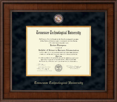 Tennessee Technological University diploma frame - Presidential Masterpiece Diploma Frame in Madison