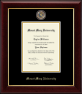 Mount Mary University Masterpiece Medallion Diploma Frame in Gallery