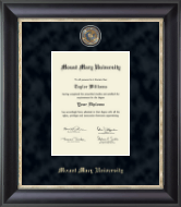 Mount Mary University diploma frame - Regal Edition Diploma Frame in Noir