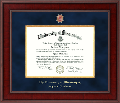 The University of Mississippi diploma frame - Presidential Masterpiece Diploma Frame in Jefferson