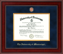 The University of Mississippi diploma frame - Presidential Masterpiece Diploma Frame in Jefferson