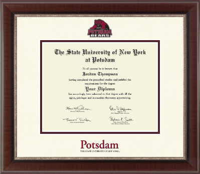 State University of New York at Potsdam diploma frame - Dimensions Diploma Frame in Chateau