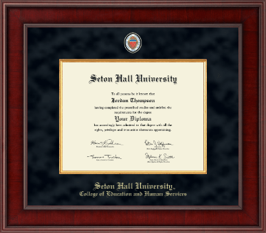 Seton Hall University diploma frame - Presidential Masterpiece Diploma Frame in Jefferson