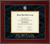 Seton Hall University Presidential Masterpiece Diploma Frame in Jefferson