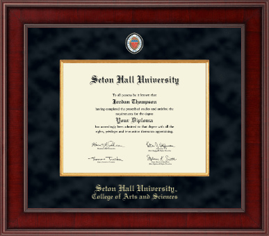 Seton Hall University diploma frame - Presidential Masterpiece Diploma Frame in Jefferson