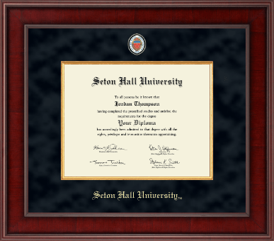 Seton Hall University diploma frame - Presidential Masterpiece Diploma Frame in Jefferson