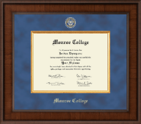 Monroe College Presidential Masterpiece Diploma Frame in Madison