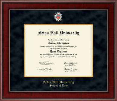 Seton Hall University diploma frame - Presidential Masterpiece Diploma Frame in Jefferson