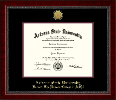 Arizona State University diploma frame - Gold Engraved Medallion Diploma Frame in Sutton