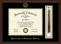 University of Colorado Denver Tassel Edition Diploma Frame in Delta