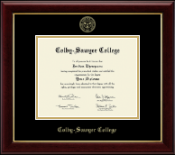 Colby-Sawyer College Gold Embossed Diploma Frame in Gallery