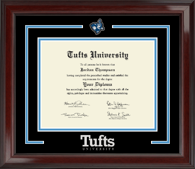 Tufts University diploma frame - Spirit Medallion Diploma Frame in Encore