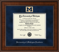 University of Michigan diploma frame - Presidential Masterpiece Dearborn Diploma Frame in Madison