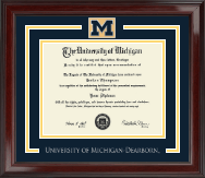 University of Michigan diploma frame - Showcase Edition Dearborn Diploma Frame in Encore